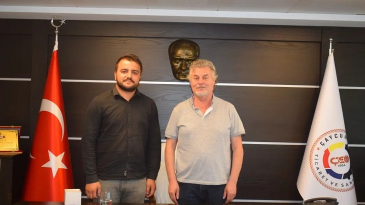 Türk Kızılay Zonguldak Toplum Merkezi Personeli Sertaç Açıkgöz Odamızı ziyaret etti...
